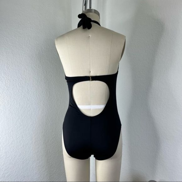 Victoria's Secret Other - Victoria's Secret Cut Out Backless Halter V Neck Swimsuit